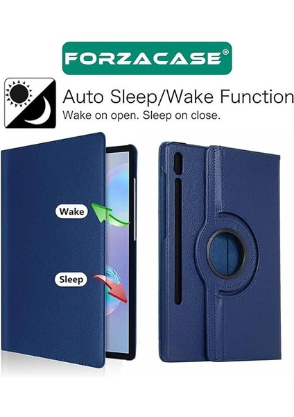 Samsung Galaxy Tab S9 Fe 10.9 Inch X510 ile Uyumlu 360 Derece Döner Standlı Kılıf - FC012 (Yeşil) fiyatları