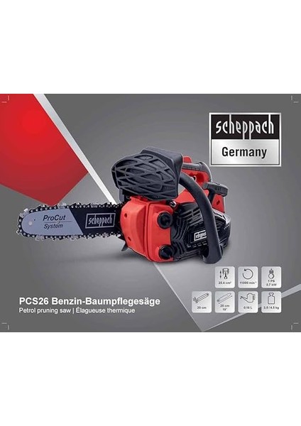 PCS26 Benzinli Ağaç Kesme Makinesi 700 W 2 Zamanlı fiyatları
