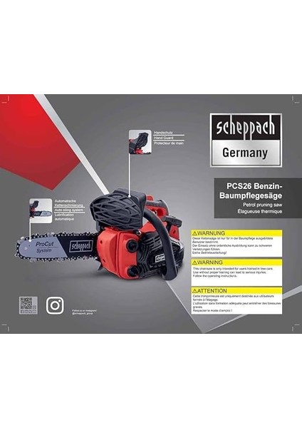 PCS26 Benzinli Ağaç Kesme Makinesi 700 W 2 Zamanlı fırsatları