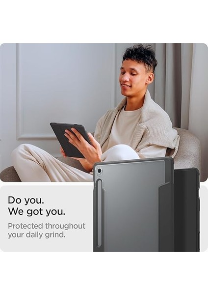 Galaxy Tab S10 Fe Plus ile Uyumlu Kılıf Ultra Hybrid Pro Black - ACS09446 modelleri