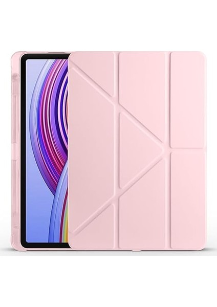 Redmi Pad Pro/poco Pad 12.1inç ile Uyumlu Kılıf Kalem Bölmeli Trifolding Case (Düz Redmi Pad Değildir) Rose Gold modelleri