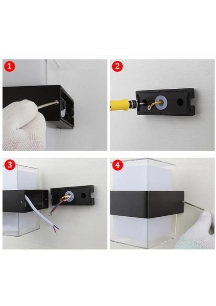 Cata Prizma Bora LED Aplik 10W Gün Işığı 3200K Iç Mekan ve Dış Mekan modelleri