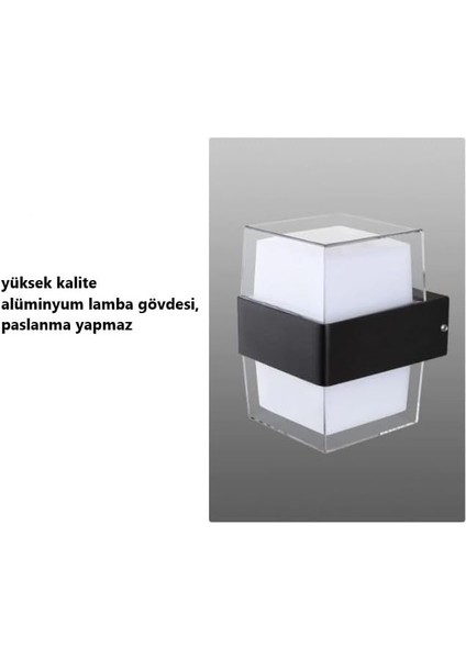 Cata Prizma Bora LED Aplik 10W Gün Işığı 3200K Iç Mekan ve Dış Mekan indirimleri