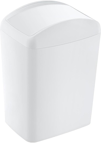 Soft Çöp Kutusu Döner Kapak 5 Lt Beyaz