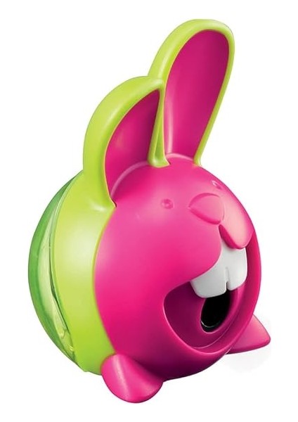 Croc Innovation 1 Delikli Kalemtıraş - Hareket Halindeyken Bileme - Verimli, Keskin Kaplama - Eşsiz Tavşan Tasarımı - Çeşitli Renkler modelleri