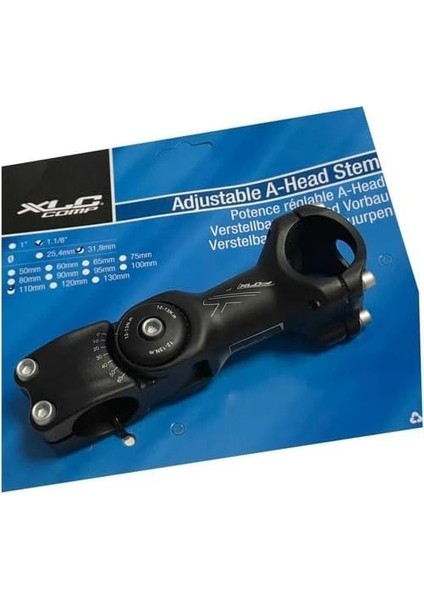 Açı Ayarlı Gidon Boğazı 31.8 x 110MM x 1.1/8