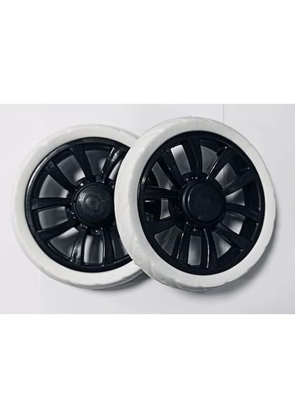 - 2 Adet - Pazar Arabası Tekerleği Telli Yuva 17 cm Siyah Pazar Teker fiyatları