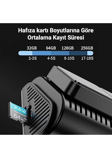 D11 2 Kameralı Ön/arka 4K+1080P Sony Starvıs Sensörlü Yapay Zeka Destekli Wi-Fi Gps'li Araç Kamerası indirimleri