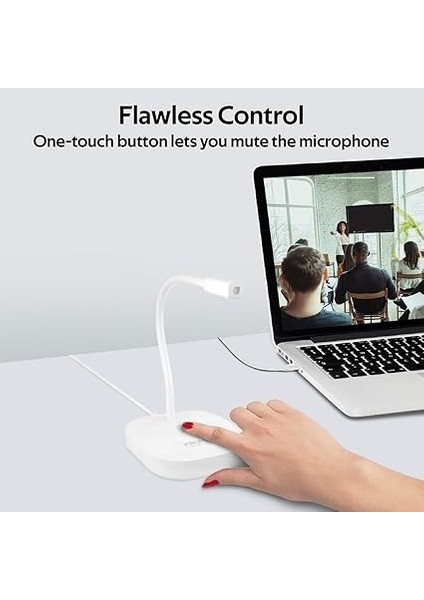 Pc Laptop Için Esnek, Hd Kayıt USB Giriş Dokunmatik LED Gösterge Oyun ve Kayıt Için (Beyaz) indirimleri