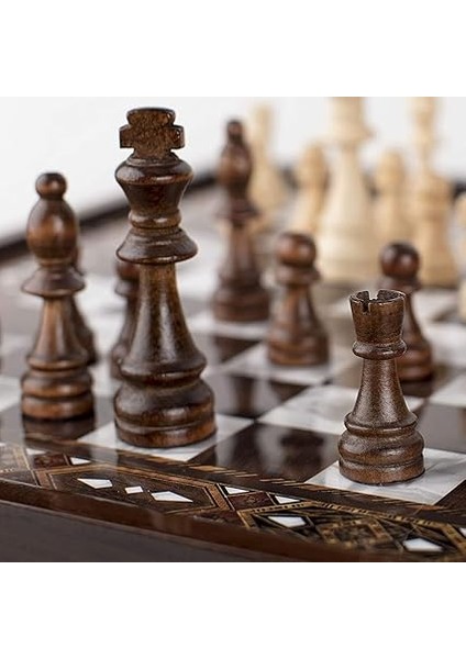 Vıp Satranç Takımı Sedef Büyük fiyatları