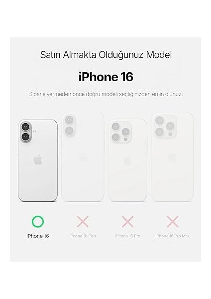 iPhone 16 Için Cyrstal+ Serisi Magsafe ile Uyumlu Metal Lens Korumalı ve Metal Tuş Takımlı Hybrid Materyal Kılıf Kapak (Siyah, 16) indirimleri
