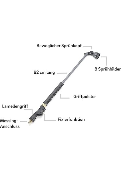 Uzun Sulama Tabancası 8 Fonsiyonlu modelleri