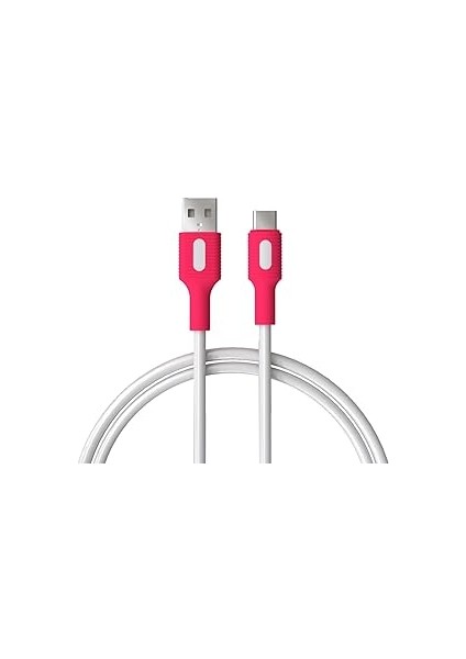 Coral USB A-C Hızlı Şarj Kablosu (Beyaz + Beyaz/pembe Uç) (150 Cm) modelleri