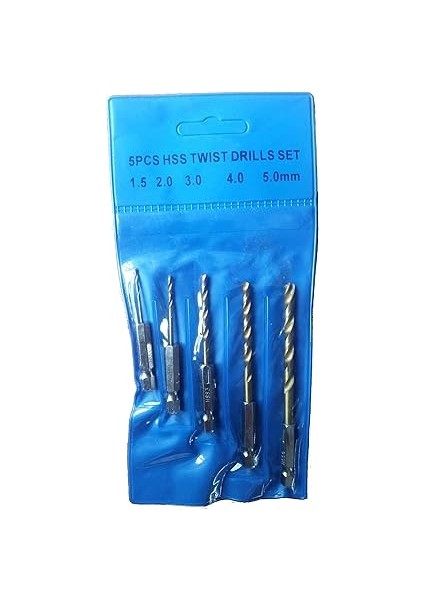 Tüm Akülü Matkap Şarjlı Tornavida Için Altıgen Bit Uç 5li Matkap Ucu Seti Mandren Uyumlu Titanyum fırsatları