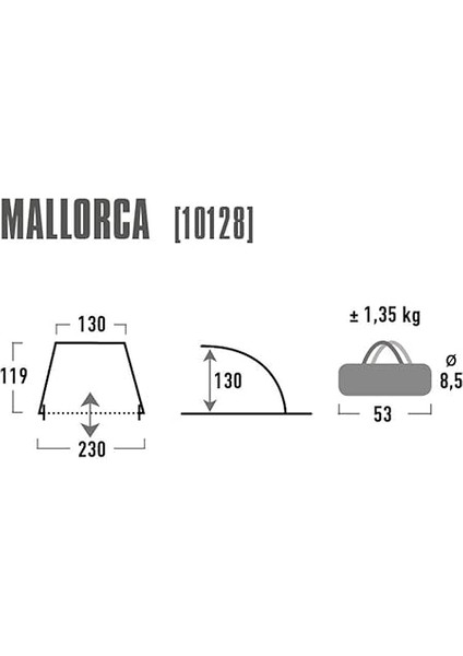 Peak Mallorca Tek Kişilik Plaj Çadırı modelleri