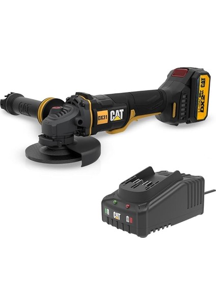 DX31BC 18VOLT 2.0AH Li-Ion 115MM Tek Akülü Kömürsüz Profesyonel Avuç Taşlama