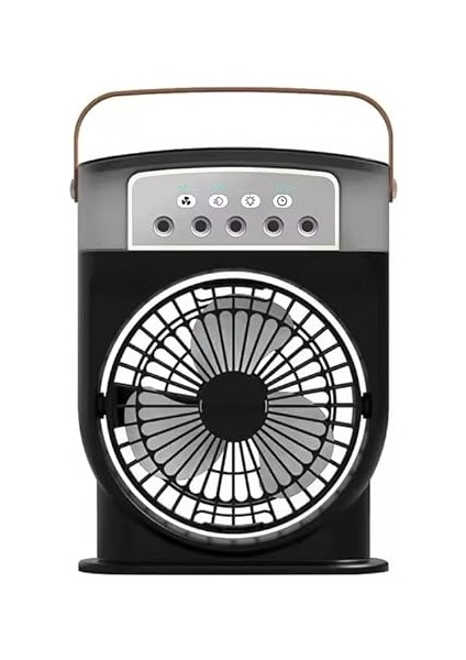 Fanı 3 Hızlı Rüzgarlı Taşınabilir Ac Sessiz Sis Fanı USB Şarj Edilebilir Küçük Taşınabilir Klima 600ML Hava Soğutucu Fanı, 7 Gece Lambalı 1/2/3 H Zamanlayıcı Stili 2, Hava Soğutucu Fanı fırsatları