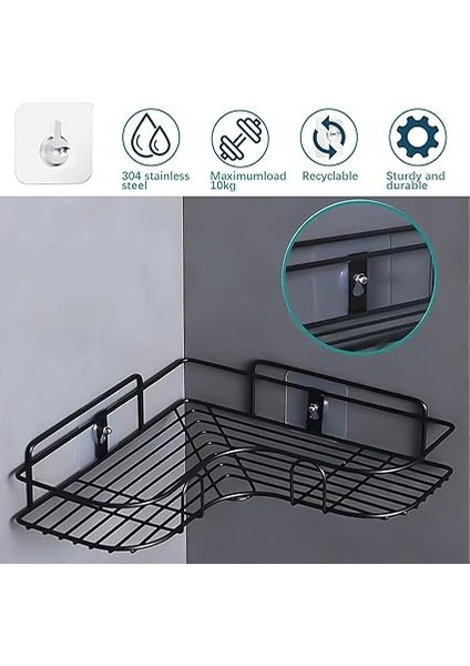 10 Adet Çok Amaçlı Yapışkanlı Çivi Vida Askı Kanca Raf Tablo Saat Asma Aparatı 10MM Vidalı fırsatları