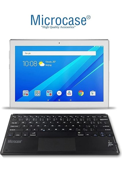 Tablet ve Telefonlar Için Şarjlı Touchpadli Türkçe Bluetooth Klavye - AL2724 Siyah fırsatları