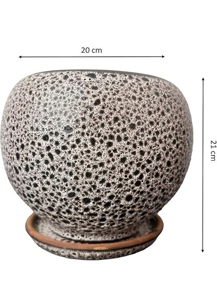 Tasarımı Ev Dekorasyon Krem Kahve Şekilli Artistik Çift Sırlı Iç ve Dış Mekan Kullanımlı Tabaklı Toprak Terrakota Saksı Saksılık Salon Çiçeklik fiyatları