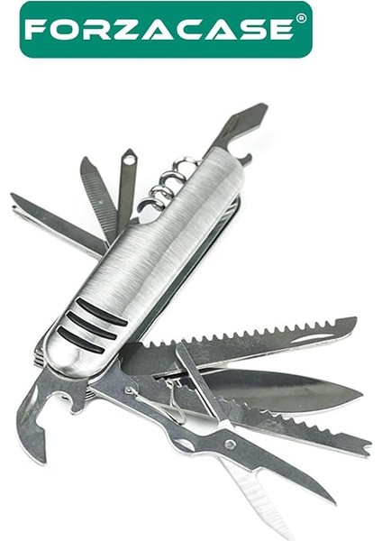 Çok Amaçlı Çakı 11 Fonksiyonlu Isviçre Çakısı Katlanır Metal Çakı - FC123 modelleri