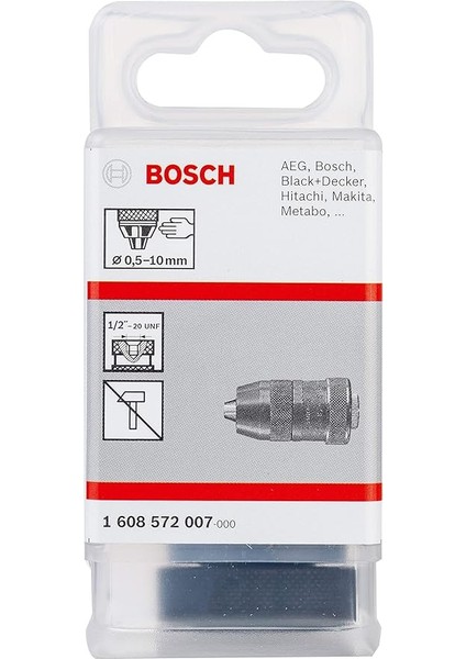 Professional Schnellspannbohrfutter (2 Hülsen, Spannbereich 0,5-10 Mm, Aufnahme 1/2" - 20, Zubehör Bohrmaschine) fiyatları