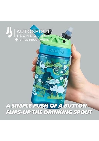 Gizmo Flip Dragon Çelik Çocuk Suluğu 380 Ml, Mavi indirimleri
