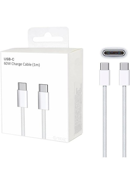 iPhone 16/15 /pro/max/plus/ipad/mac USB C To USB C Mfi Onaylı Çip 60W 120W Iphone Hızlı Şarj Kablosu