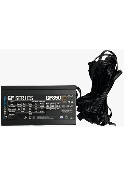 GF850 850W 80+ Bronze Güç Kaynağı