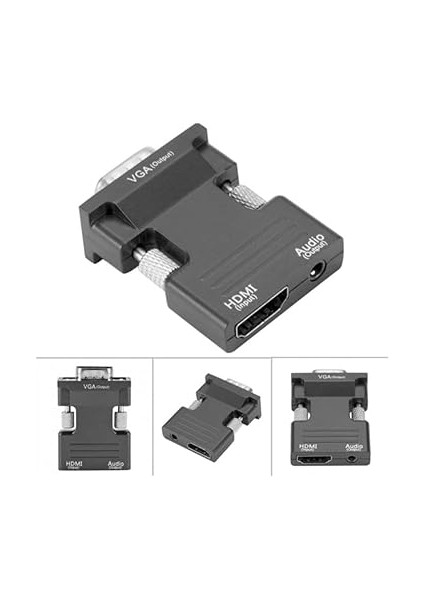 Ses Destekli HDMI To VGA Dönüştürücü Adaptör indirimleri