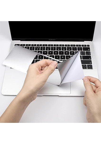 Touchpad Koruyucu Sticker Film – MacBook Air 15.3” ile Uyumlu (M2/m3/m4) A2941 A3114 A3241 – Trackpad Jelatin, Çizilme ve Parmak Izi Önleyici, Kolay Uygulama Gümüş modelleri