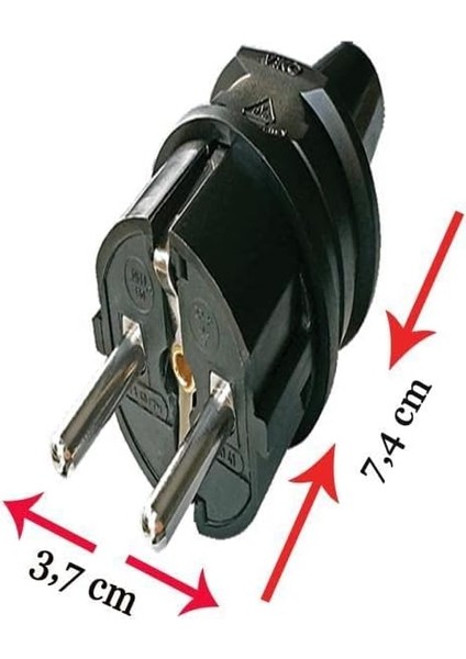 Pack Viko Topraklı Erkek Fiş Siyah fiyatları