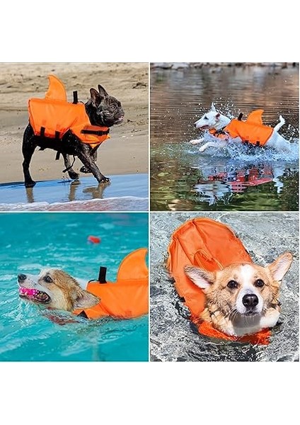 Hai Dog Can Yeleği, Güzel Can Yeleği, Köpekbalığı, Göz Alıcı Can Yeleği, Köpek Turuncu, M modelleri