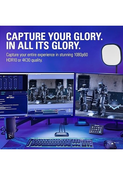 HD60 x - Ps5, Ps4/pro, Xbox Serisi X/s, Xbox One X/s, Obs ve Daha Fazlasında Ultra Düşük Gecikme Süresine Sahip 1080P60 HDR10 Veya 4K30'DA Yayın ve Kayıt Yapın, Pc ve Mac ile Çalışır indirimleri