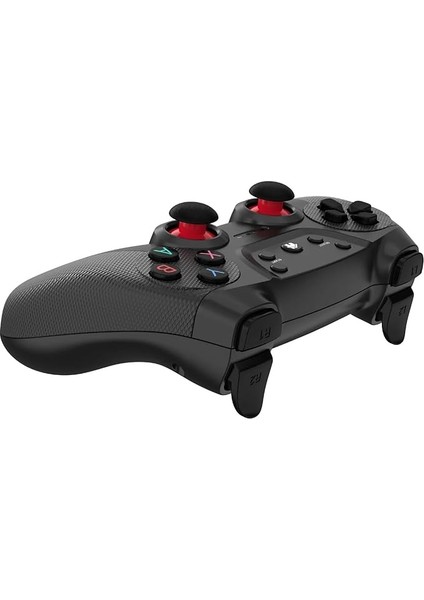 Çiftli 2.4g Kablosuz Oyun Kolu Pc Uyumlu Pilli Joystick Wireless Gamepad Hassas Trigger Kaymaz Tasarım Çiftli G2.4g (Siyah) modelleri