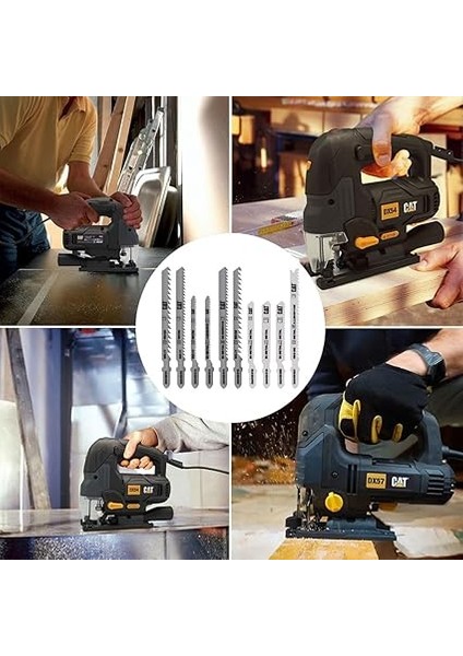 DA06903 Profesyonel Metal/ahşap Hassas/kaba Kesim Dekupaj Testere Ucu 10 Parça indirimleri