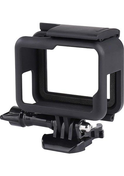 Gopro Hero 7/6/5/(2018) ile Uyumlu Gövde, Siyah Aksiyon Kameraları, Aksesuar, Koruyucu Gövde, Soket ve Vida Ile, Siyah