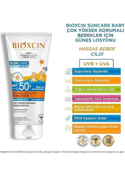 Hassas Ciltler Için Çok Yüksek Korumalı Mineral Güneş Kremi Bebek 50 Spf 100 ml fiyatları