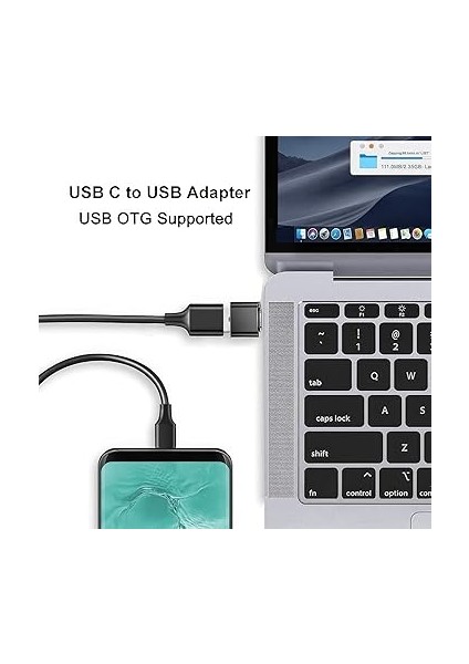 To USB Adaptör – USB 3.0 Otg Type-C Erkek To USB A Dişi, Macbook, Samsung Galaxy, Tablet ve Laptoplar ile Uyumludur, Hızlı Veri Transferi ve Taşınabilir Tasarım, Ha-05, Evınto indirimleri