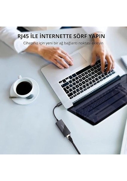 Type-C Ethernet Adaptörü, Siyah fiyatları