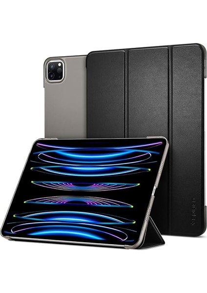 iPad Pro 11 Inç (2022 / 2021 / 2020 / 2018) ile Uyumlu Kılıf Smart Fold Black - ACS02887