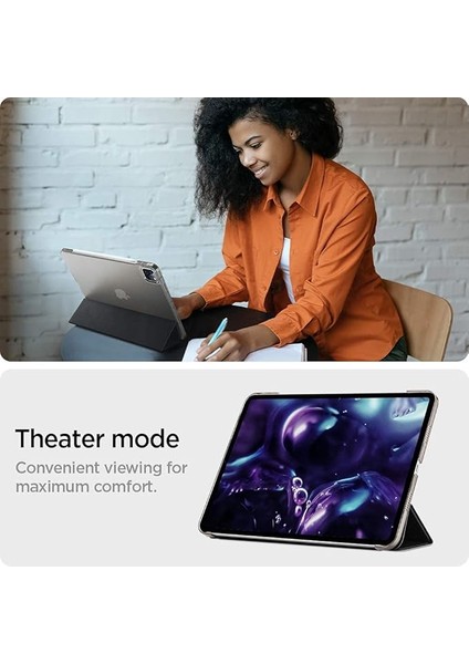 iPad Pro 11 Inç (2022 / 2021 / 2020 / 2018) ile Uyumlu Kılıf Smart Fold Black - ACS02887 indirimleri