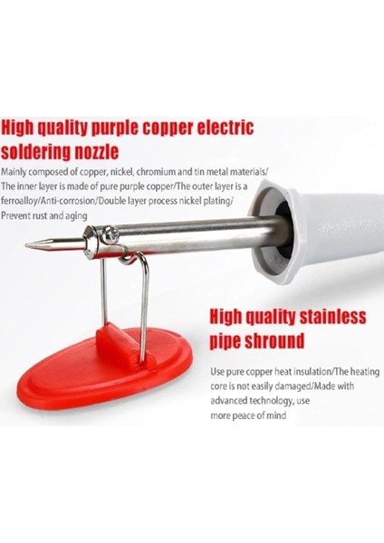 30W Kalem Havya Seti Lehim Makinası Pompa Pasta Zımpara Lehim Standı 6 Parçalı Set modelleri