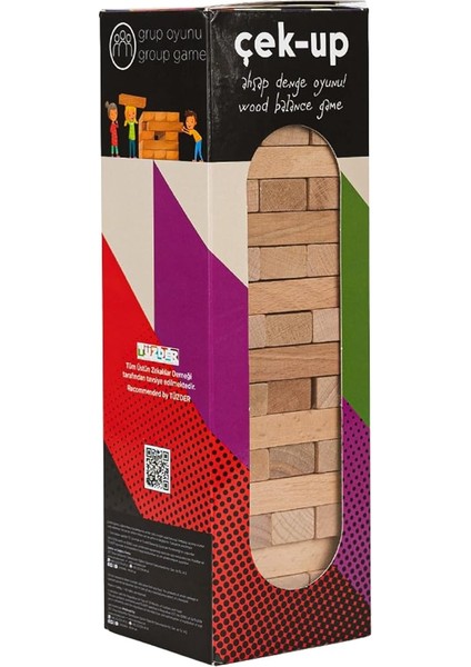 ZA005.005 Çek - Up Denge Oyunu, Çok Renkli modelleri