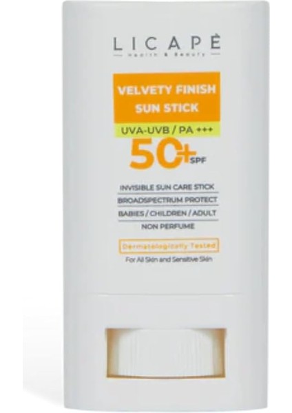 Spf 50+ Güneş Kremi Stick – Yüksek Koruma & Suya Dayanıklı – Tüm Yaş Gruplarına Uygun, Hassas Cilt Dostu, Kolay Uygulama – 18 ml