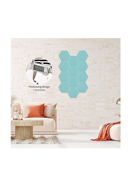 12 Adet Altıgen Akustik Plaka, Kendinden Yapışkanlı, Ses Emici, Ses Yalıtımı, Yüksek Yoğunluklu, Duvar, Tavan, Ahşap ve Kapı Için, Ses Emici Duvar Dekorasyonu (Mavi) indirimleri