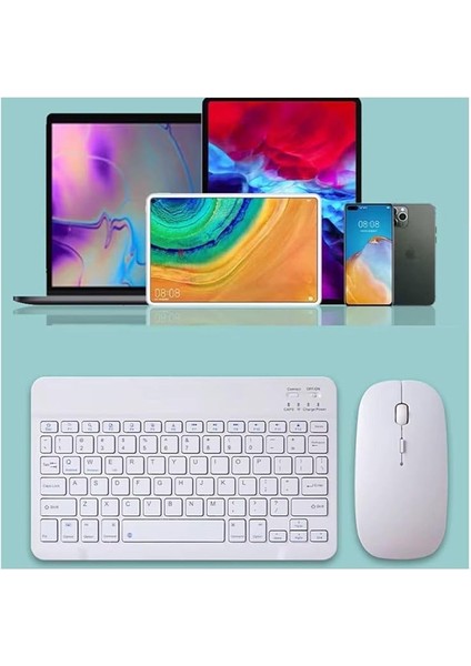 Galaxy Tab S10 Ultra 14.6 '' Ile Uyumlu Bluetooth Özellikli Klavye Mouse Set Siyah fiyatları