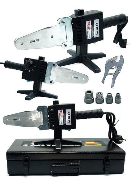 Style Su Tesisatı Plastik Boru Kaynak Makinesi Kademe Ayarlı Çantalı Makaslı Set