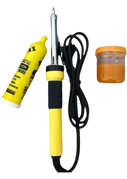 Profesyonel Kalem Havya Seti Lehim Tel Pasta 40W 3 Parça Işıklı indirimleri