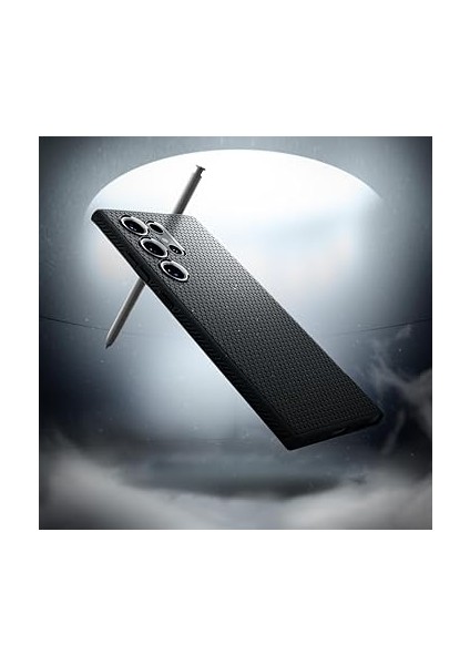 Galaxy S24 Ultra ile Uyumlu Kılıf Liquid Air Matte Black - ACS07287 modelleri